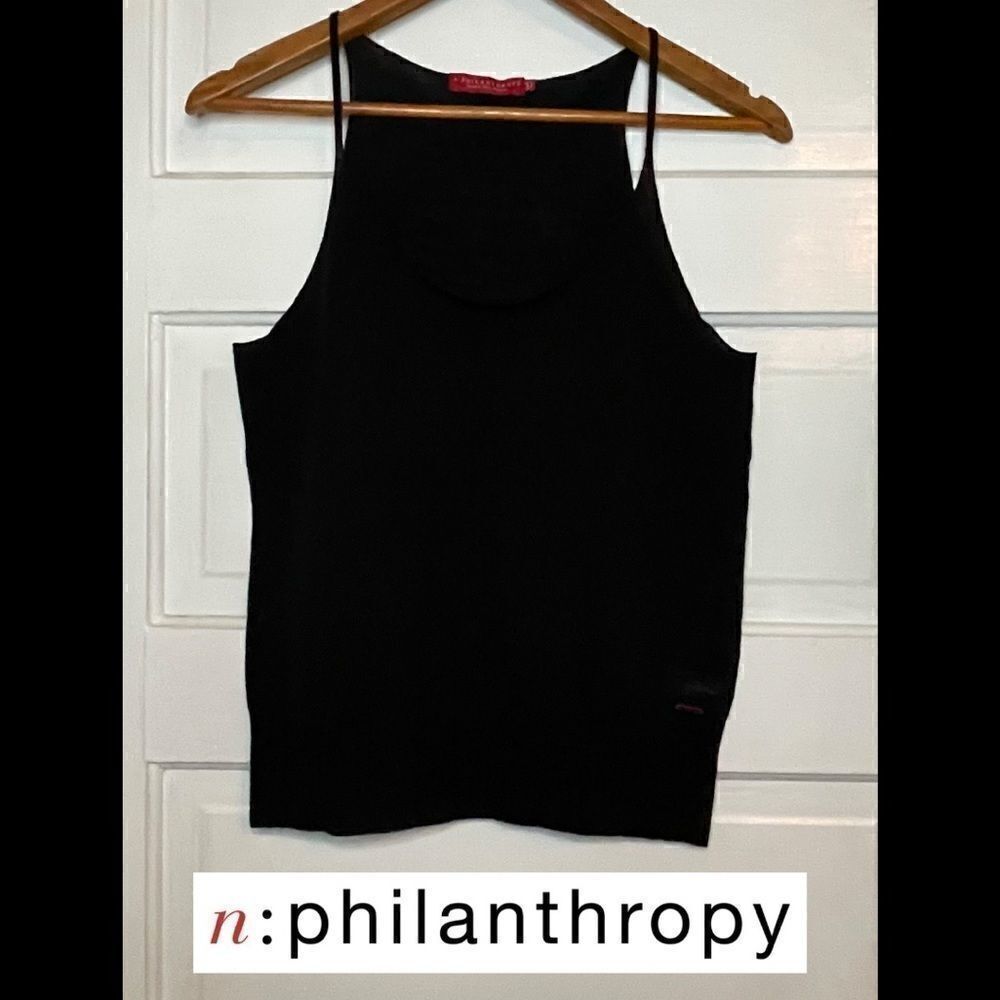 n:PHILANTHROPY Sleeveless Top w/ Spaghetti Straps